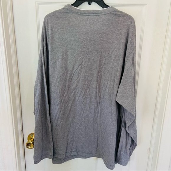 ROUNDTREE & YORKE soft wash gray long sleeve men’s shirt size 3XB - Picture 4 of 6